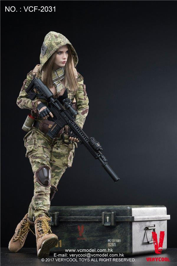 Load image into Gallery viewer, Very Cool  - MC Camouflage Women Soldier - Villa
