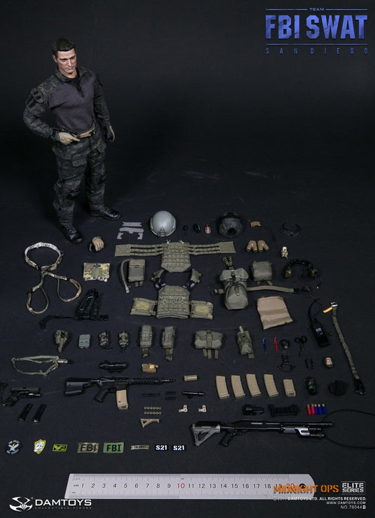 DAM Toys - FBI SWAT Team Agent - San Diego Midnight Ops