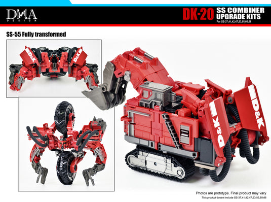 DNA Design - DK-20 Studio Series Combiner Devastator Upgrade Kit