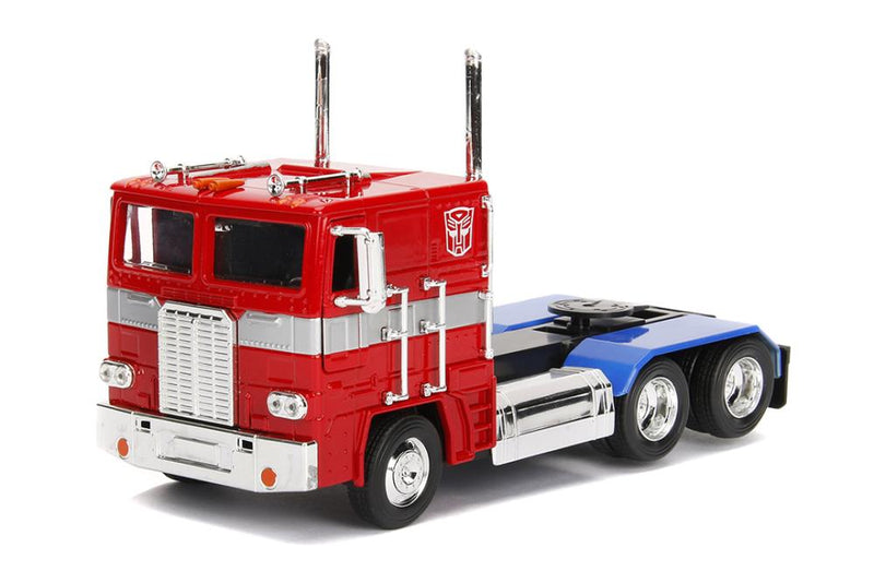 Load image into Gallery viewer, Jada Toys - Transformers G1: Optimus Prime Die-Cast Metal Vehicle 1/24 Scale
