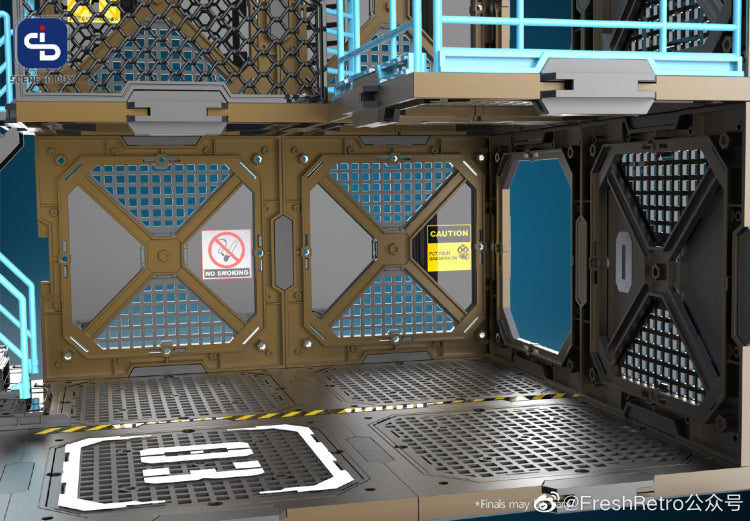 Load image into Gallery viewer, Fresh Retro: Scene in Box - SIB03 Fortifications Type A Diorama Building Set

