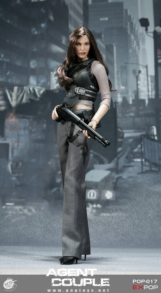 Pop Toys - Mrs. Smith Action  Figure Battle Version