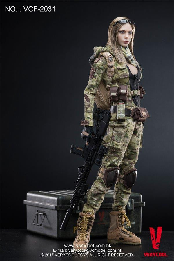 Load image into Gallery viewer, Very Cool  - MC Camouflage Women Soldier - Villa
