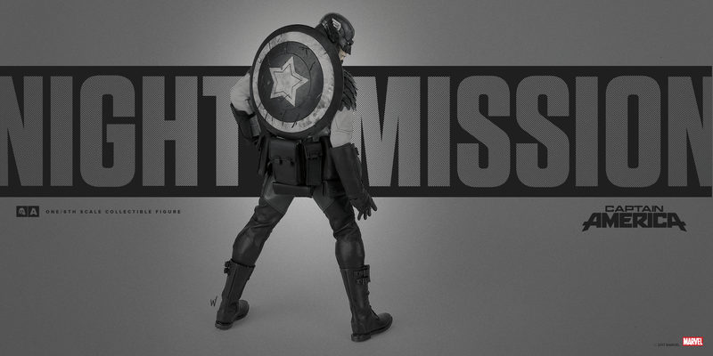 Load image into Gallery viewer, ThreeA - Night Mission Captain America
