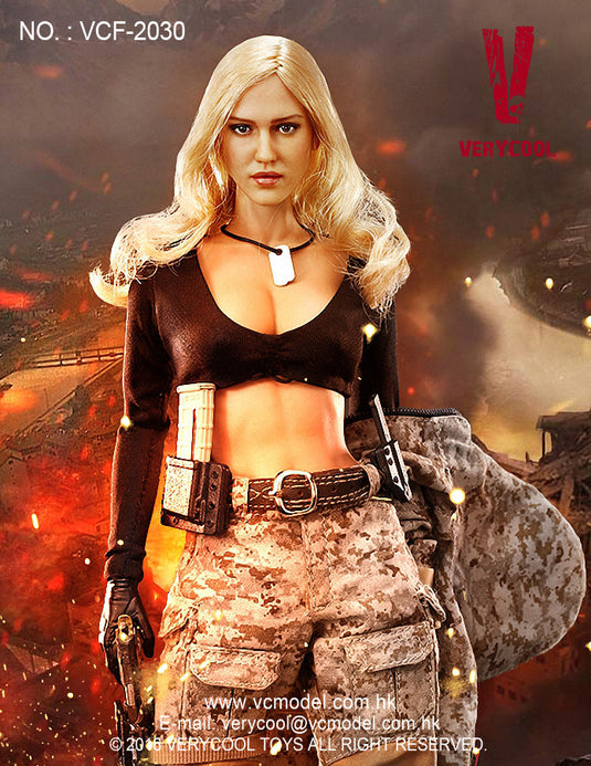 Very Cool  - Digital Camouflage Woman Soldier - Max