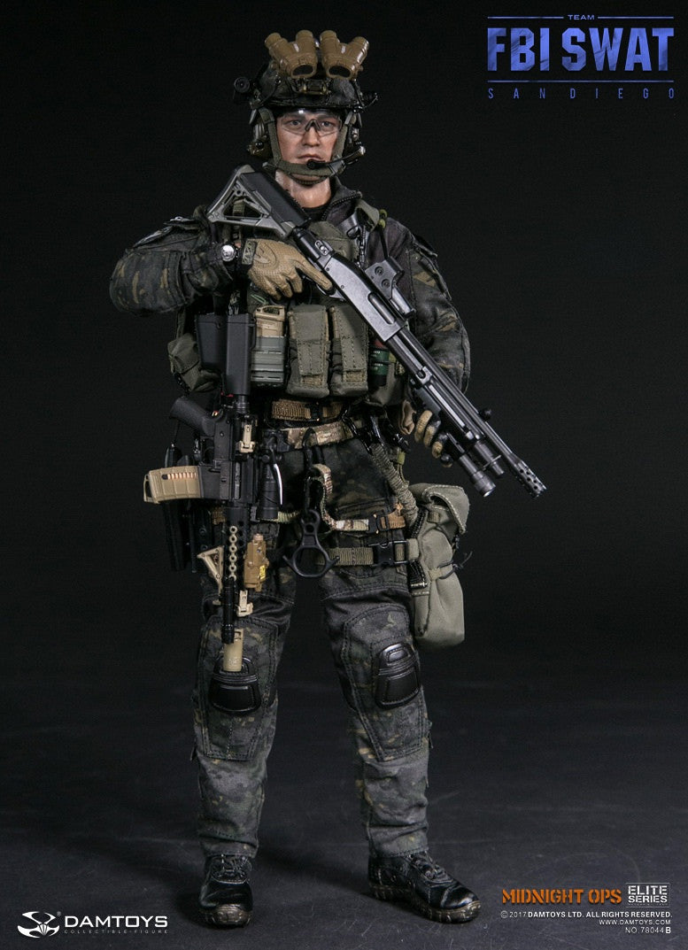 Load image into Gallery viewer, DAM Toys - FBI SWAT Team Agent - San Diego Midnight Ops
