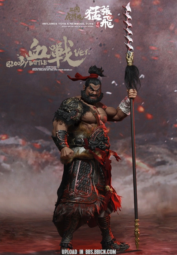 Load image into Gallery viewer, Inflames Toys x Newsoul Toys - Soul of Tiger Generals - Bloody-fighting Zhang Yide
