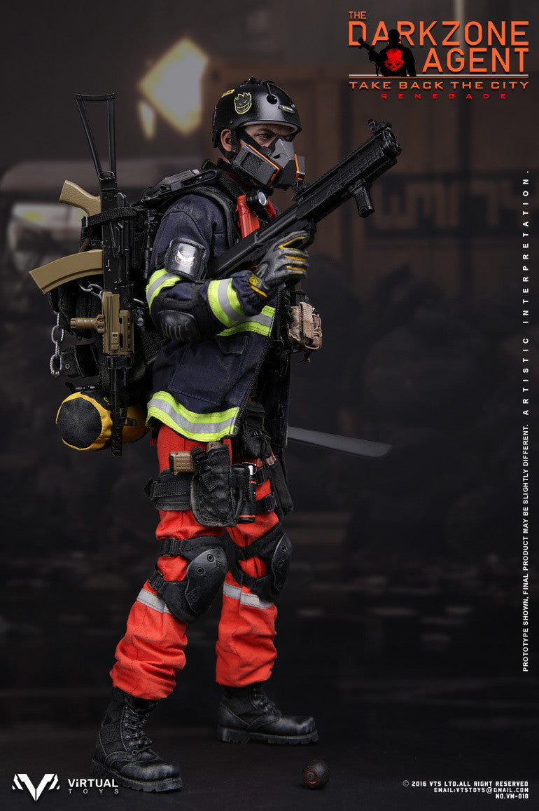 Load image into Gallery viewer, VTS Toys - The Darkzone Agent Renegade
