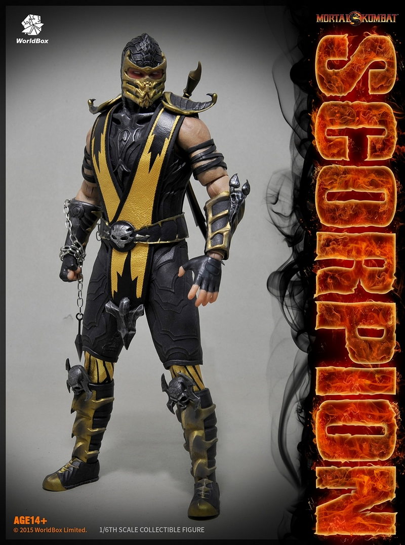 Load image into Gallery viewer, World Box - Mortal Kombat Scorpion
