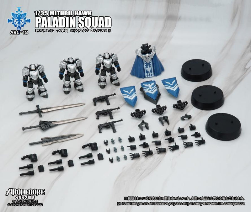 Load image into Gallery viewer, Toys Alliance - Archecore: ARC-18 Mithril Hawk Paladin Squad
