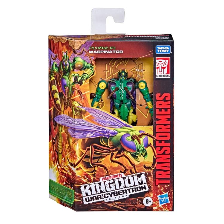 Load image into Gallery viewer, Transformers War for Cybertron: Kingdom Deluxe Waspinator
