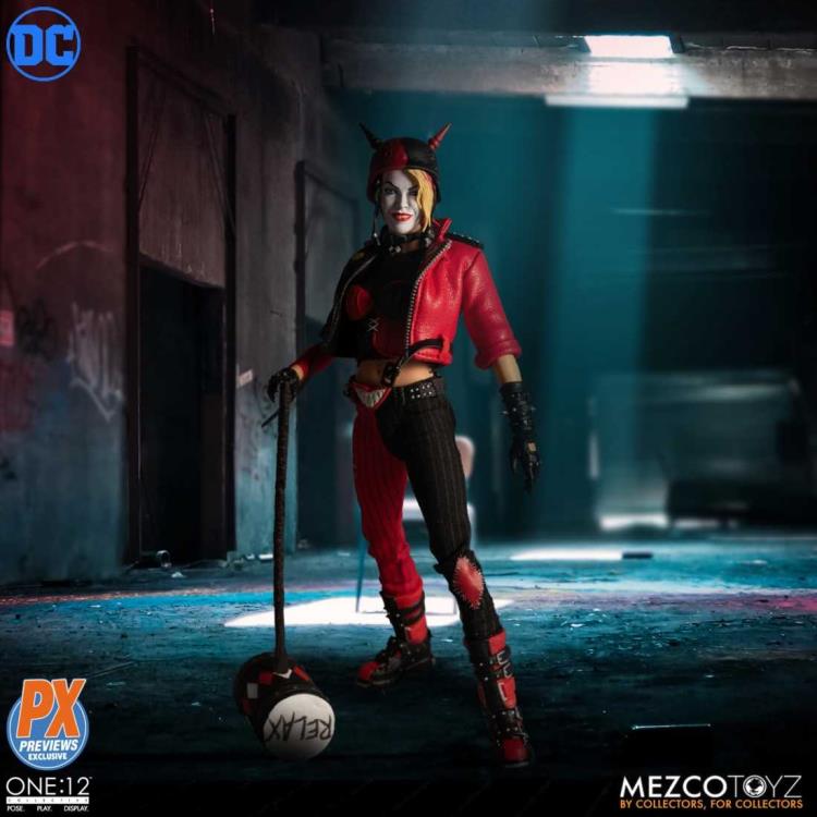 Load image into Gallery viewer, Mezco Toyz - One:12 DC Comics Harley Quinn [Playing For Keeps] (PX Previews Exclusive)
