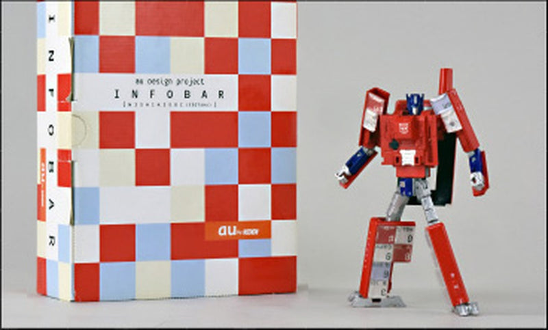 Load image into Gallery viewer, Kddi x Takara - Transformers Project Infobar Optimus Prime
