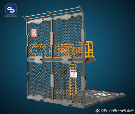 Fresh Retro: Scene in Box - SIB06 Iron Net Type B Diorama Building Set