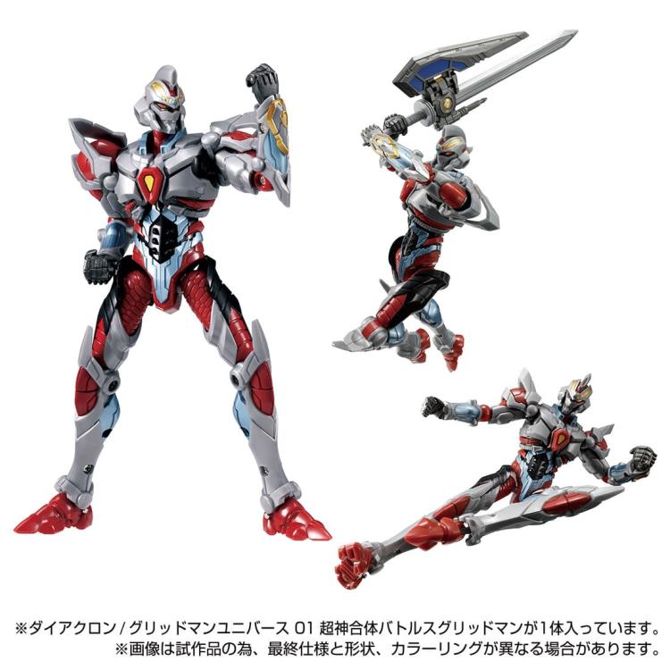 Load image into Gallery viewer, Diaclone Gridman Universe: 01 Battles Gridman
