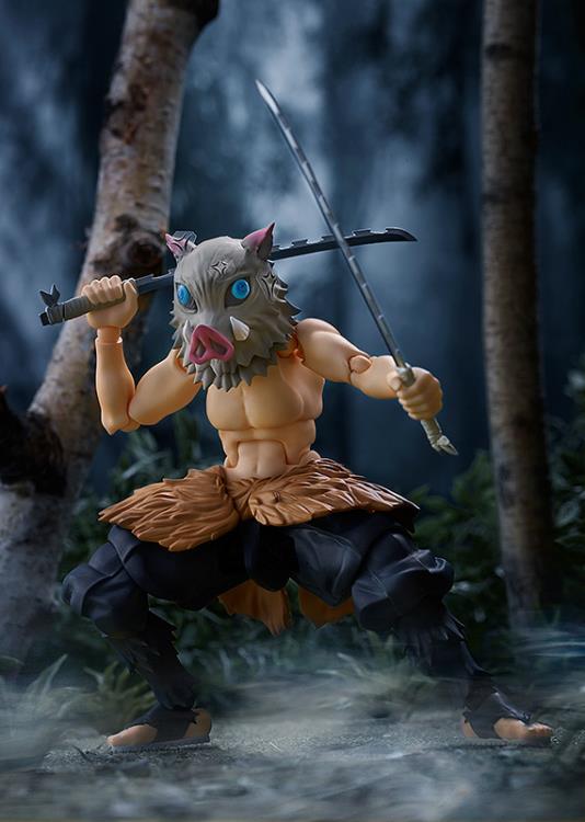 Load image into Gallery viewer, Max Factory - Demon Slayer: Kimetsu No Yaiba Figma: No. 533 DX Inosuke Hashibira [Deluxe]
