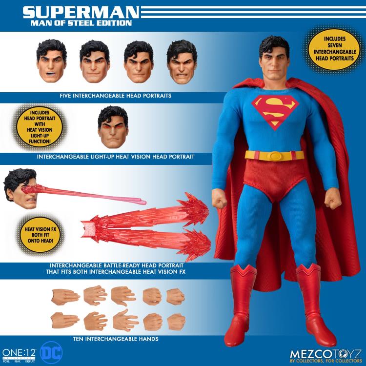 Load image into Gallery viewer, Mezco Toyz - One:12 DC Comics Superman: Man of Steel
