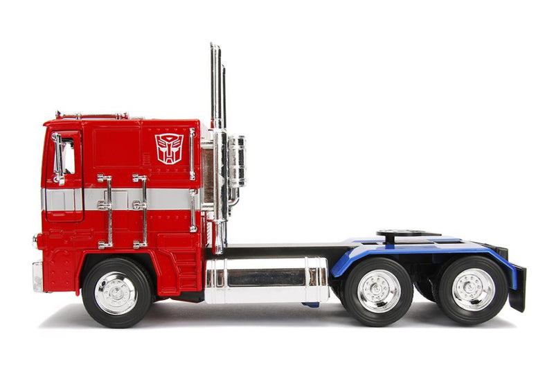 Load image into Gallery viewer, Jada Toys - Transformers G1: Optimus Prime Die-Cast Metal Vehicle 1/24 Scale
