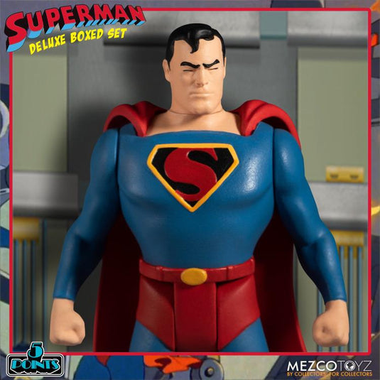 Mezco Toyz - Superman [1941] - The Mechanical Monsters 5 Points Deluxe Box Set