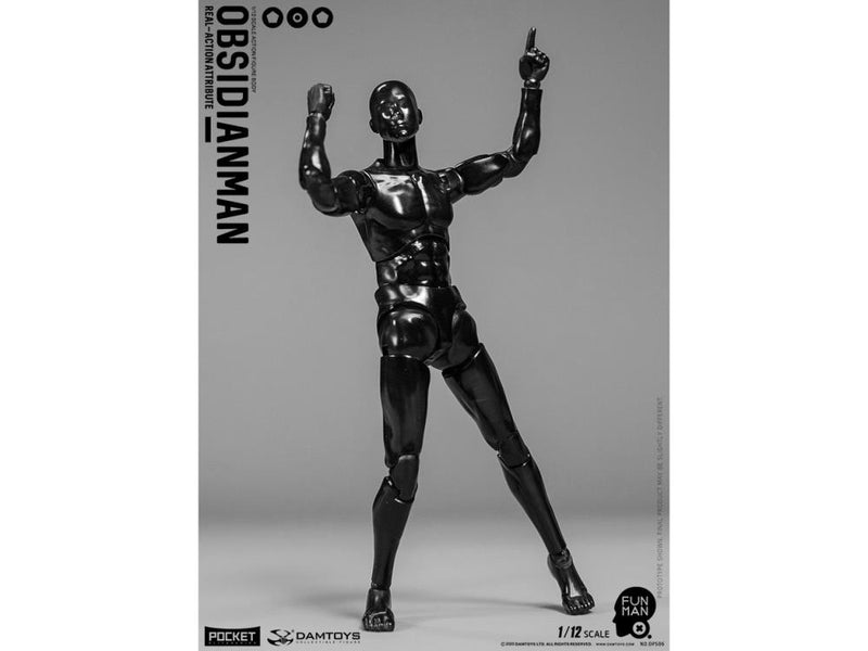 Load image into Gallery viewer, DAM Toys - 1/12 Obsidian Man
