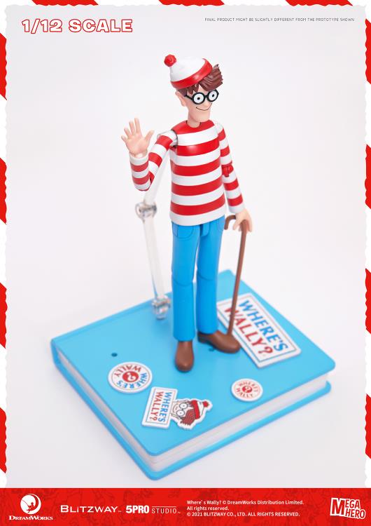 Load image into Gallery viewer, Blitzway - MEGAHERO Where&#39;s Waldo: Waldo 1/12 Scale Figure
