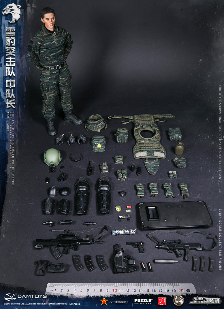 Load image into Gallery viewer, DAM Toys - Chinese People&#39;s Armed Police Force Snow Leopard Commando Unit Team Leader
