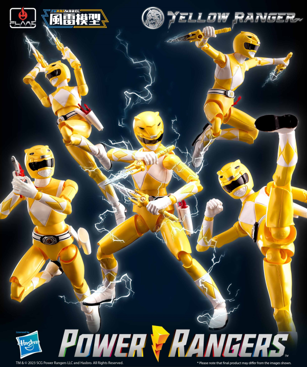 Load image into Gallery viewer, Flame Toys - Furai Model - Mighty Morhpin Power Rangers: Yellow Ranger
