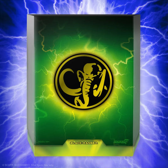 Super 7 - Mighty Morphin Power Rangers Ultimates Wave 3 - Black Ranger