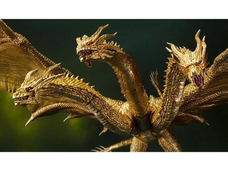 Load image into Gallery viewer, Bandai - S.H.Monsterarts Godzilla King of Monsters (2019): King Ghidorah (Special Color Version)
