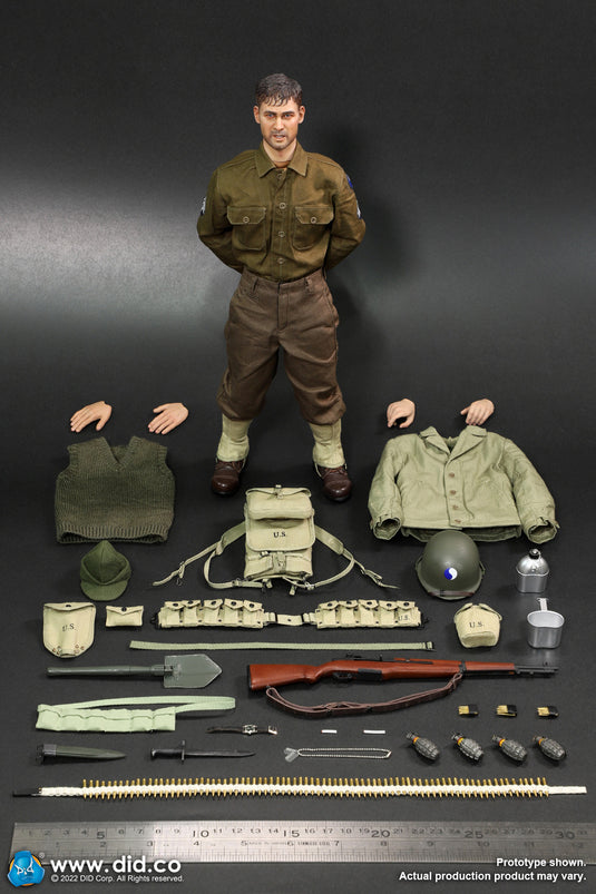 DID - 1/6 WWII US 29th Infantry Technician - Corporal Upham