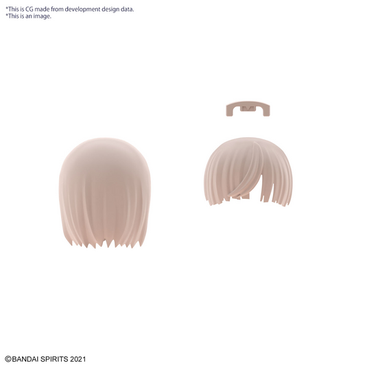 30 Minutes Sisters - Option Hairstyle Parts  Vol. 8 - Straight Hair 2 (Brown 3)