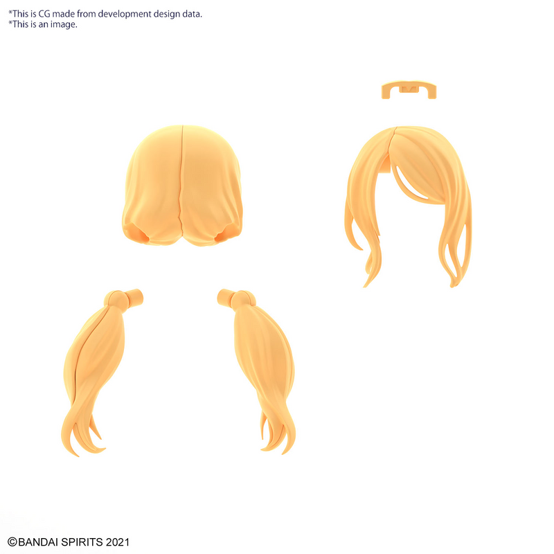 Load image into Gallery viewer, 30 Minutes Sisters - Option Hairstyle Parts  Vol. 8 - Pig Tails 6 (Yellow 1)
