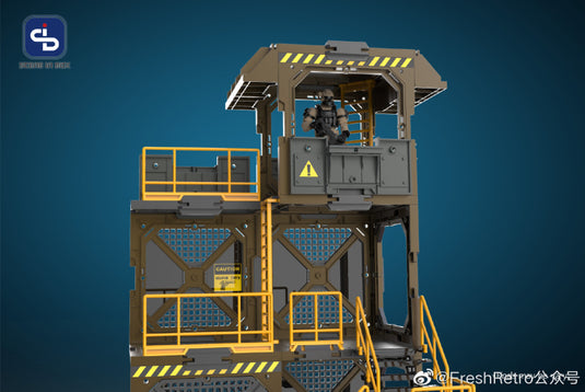 Fresh Retro: Scene in Box - SIB02 Guard Tower Diorama Building Set