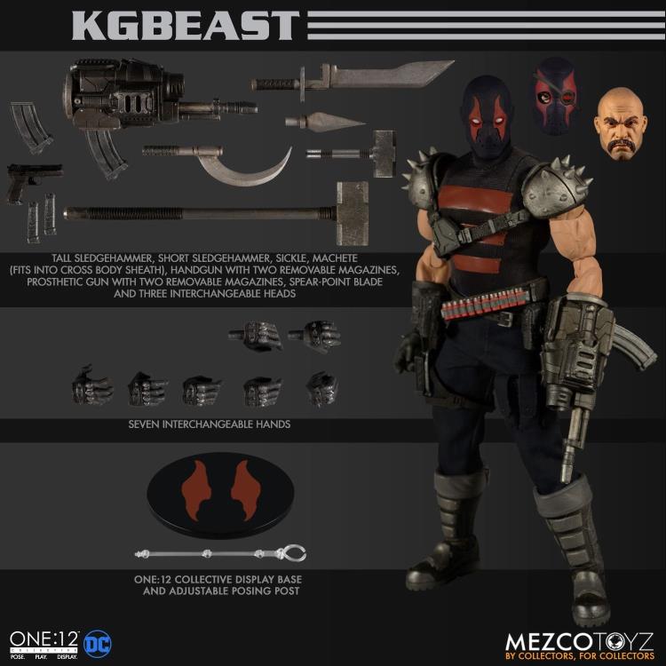 Load image into Gallery viewer, Mezco Toyz - One:12 DC Comics KGBeast
