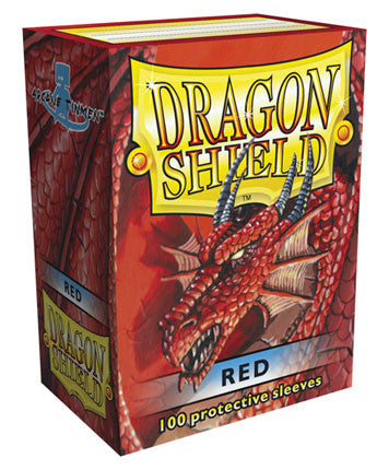 Dragon Shield - Red Sleeves - 100 Sleeves