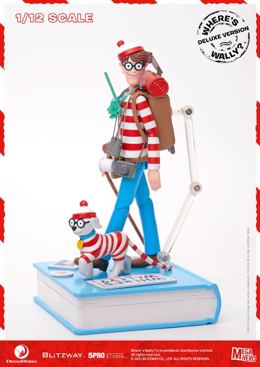 Blitzway - MEGAHERO Where's Waldo: Waldo Deluxe 1/12 Scale Figure