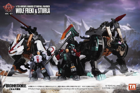 Toys Alliance - Archecore: ARC-07 Ursus Guard Starfall Raider Wolf Freki & Sturla