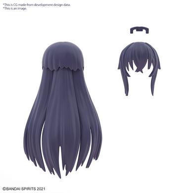 30 Minutes Sisters - Option Hairstyle Parts  Vol. 8 - Long Hair 3 (Navy 1)