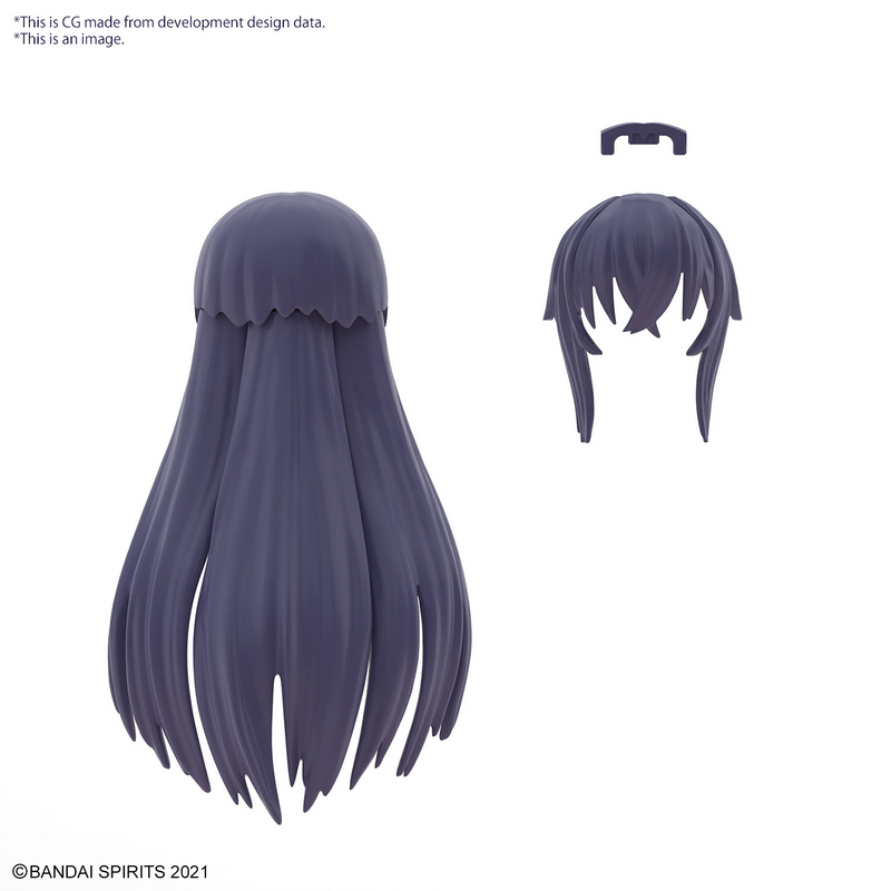Load image into Gallery viewer, 30 Minutes Sisters - Option Hairstyle Parts  Vol. 8 - Long Hair 3 (Navy 1)
