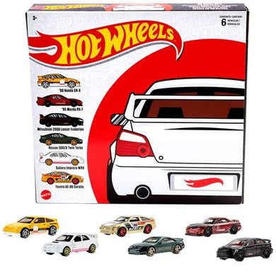 Mattel - Hot Wheels Themed Car Culture Vehicles - Pack of 6