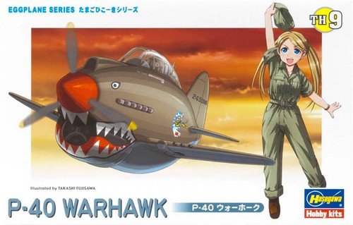 Hasegawa - Eggplane Series: P-40 Warhawk TH9