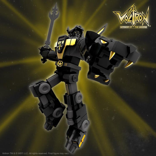 Super 7 - Voltron: Defender of the Universe Ultimates Voltron Figure (Galaxy Black)