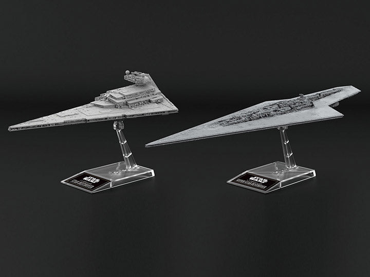 Load image into Gallery viewer, Bandai - Star Wars Model - 1/100000 Super Star Destroyer &amp; 1/14500 Star Destroyer

