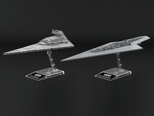 Bandai - Star Wars Model - 1/100000 Super Star Destroyer & 1/14500 Star Destroyer