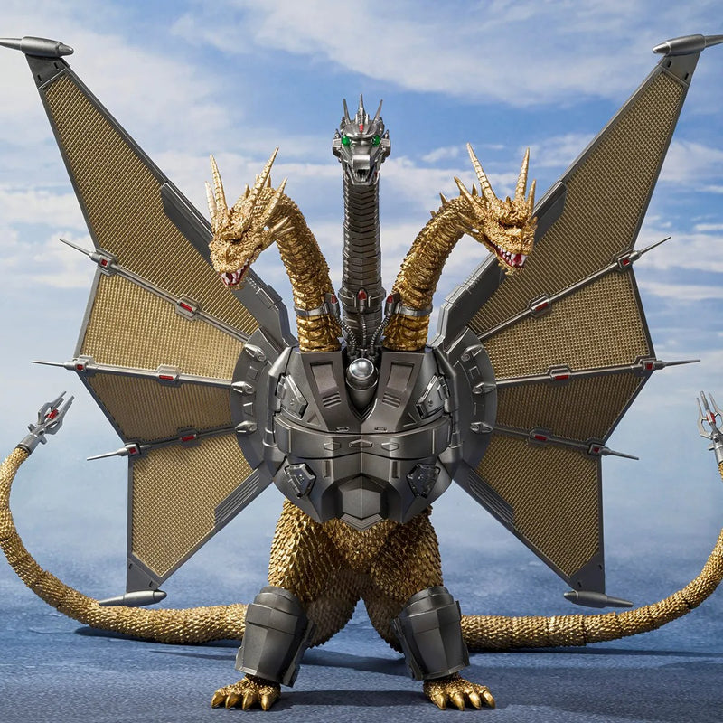 Load image into Gallery viewer, Bandai - S.H.Monsterarts Godzilla VS King Ghidora (1991): Mecha Ghidorah Shinjuku Decisive Battle Special Set
