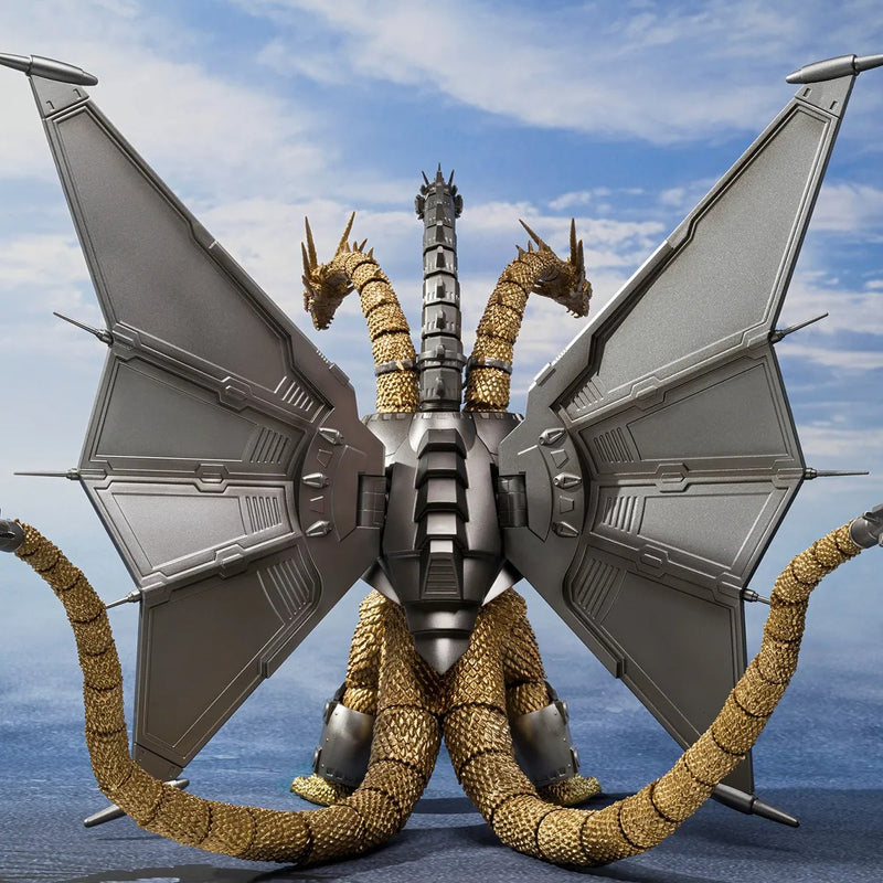 Load image into Gallery viewer, Bandai - S.H.Monsterarts Godzilla VS King Ghidora (1991): Mecha Ghidorah Shinjuku Decisive Battle Special Set
