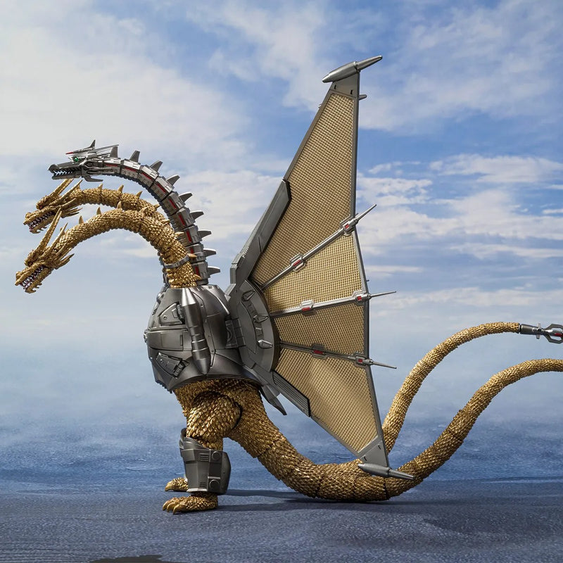 Load image into Gallery viewer, Bandai - S.H.Monsterarts Godzilla VS King Ghidora (1991): Mecha Ghidorah Shinjuku Decisive Battle Special Set
