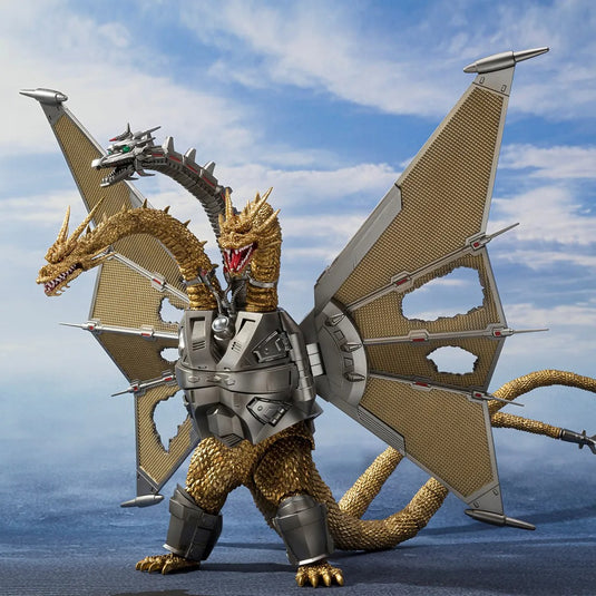 Bandai - S.H.Monsterarts Godzilla VS King Ghidora (1991): Mecha Ghidorah Shinjuku Decisive Battle Special Set