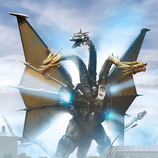 Bandai - S.H.Monsterarts Godzilla VS King Ghidora (1991): Mecha Ghidorah Shinjuku Decisive Battle Special Set