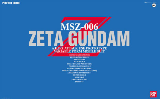 Perfect Grade - MSZ-006 Zeta Gundam